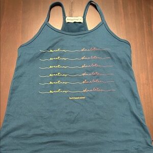 Blue Womens burn boot camp tank